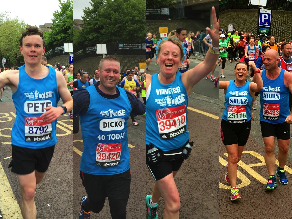 Congratulations to our Make Some Noise runners for completing the London Marathon!