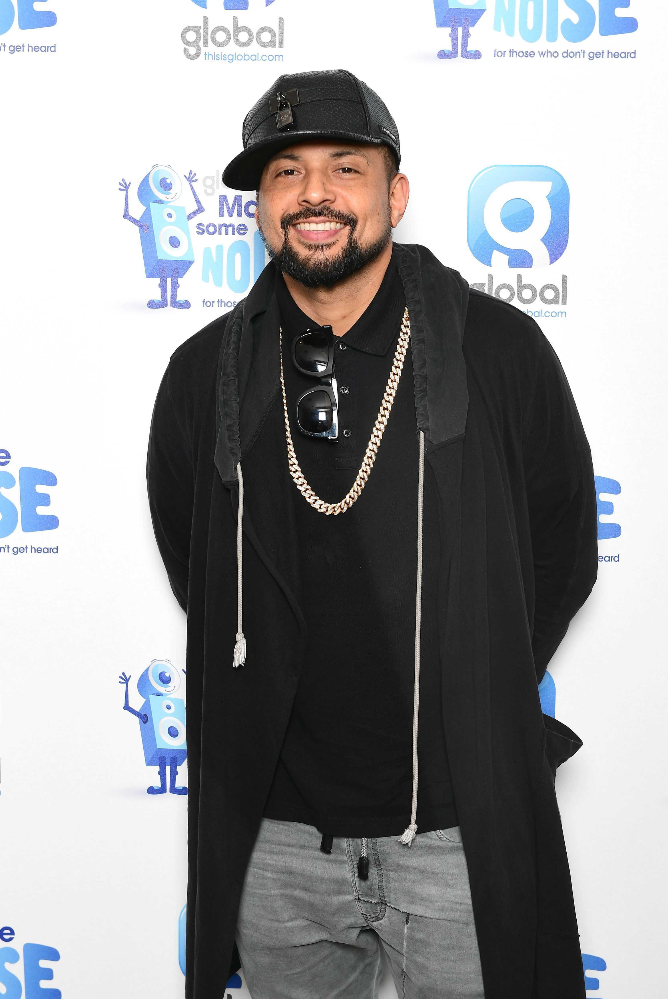 Sean Paul supporting Global's Make Some Noise Day â the charity set up by Global, the media and entertainment group, to help disadvantaged youngsters across the UK, held at Global Radio, London.