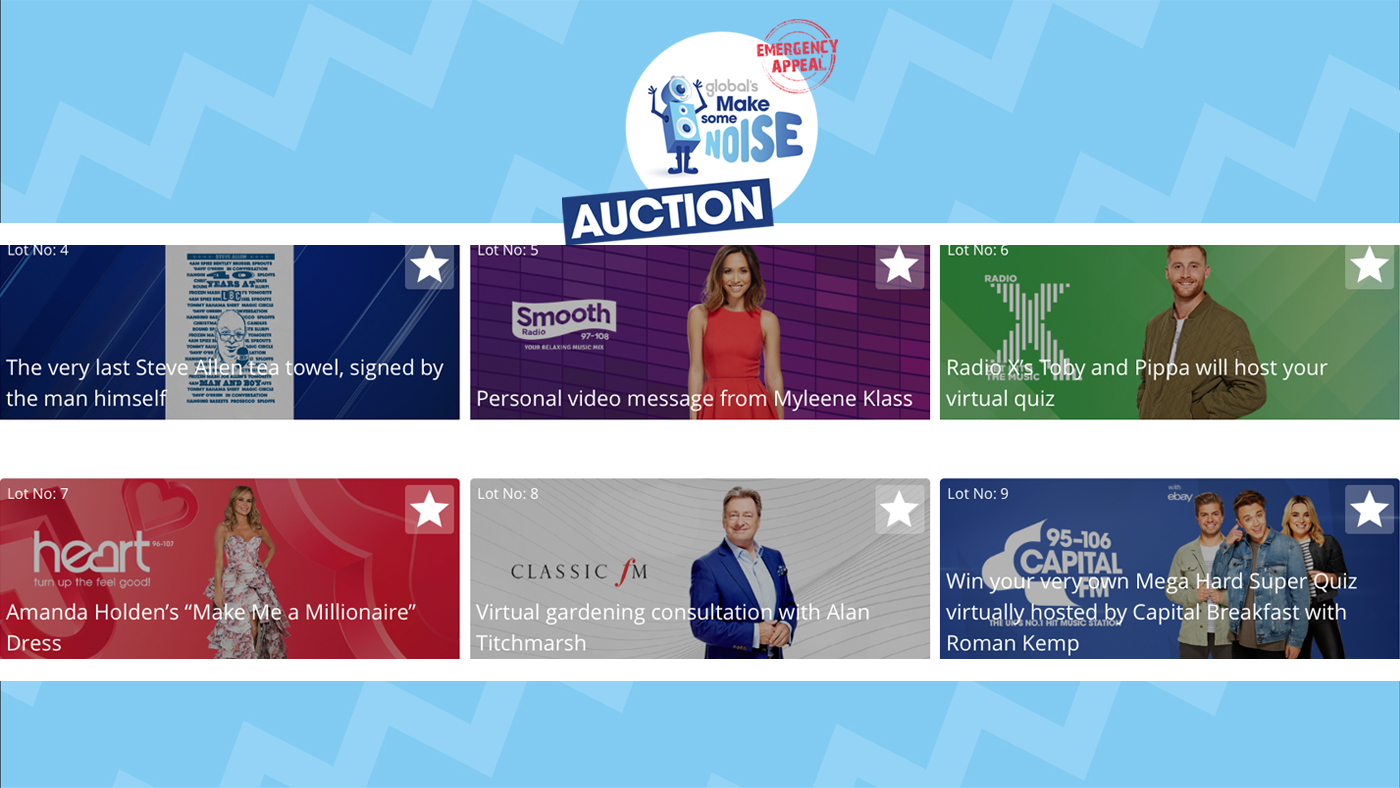 Bid on some one-of-a-kind prizes