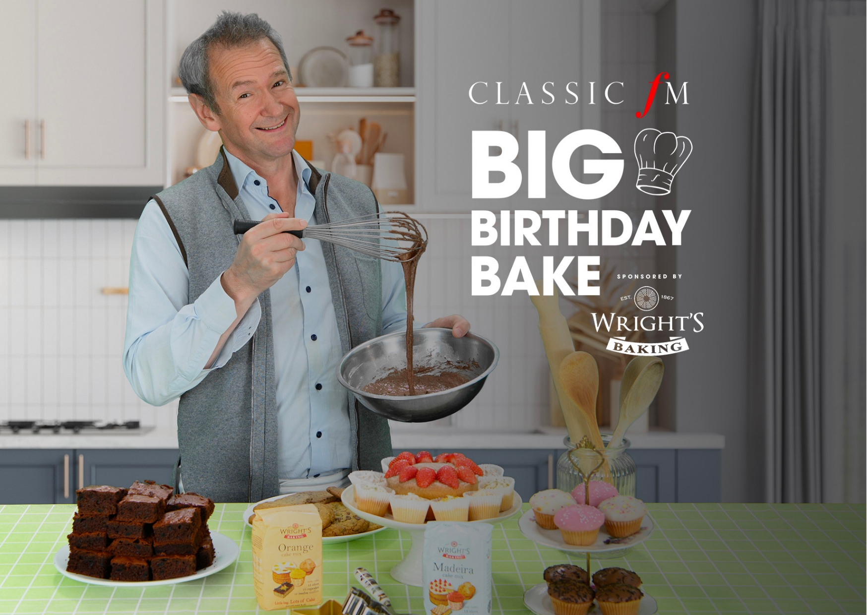 Get baking for Classic FM's Big Birthday Bake!
