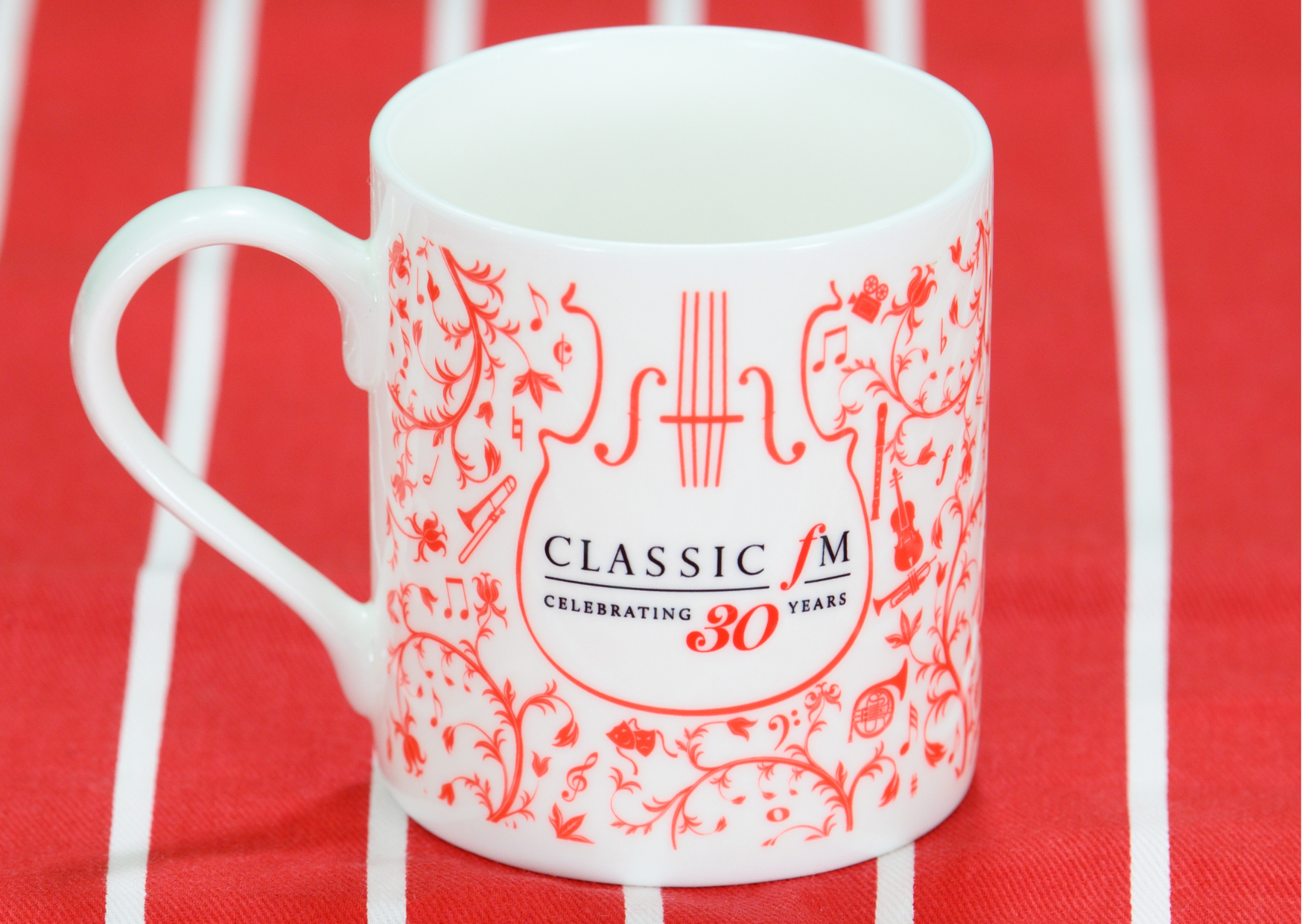 Shop Classic FM's limited edition 30th birthday mug