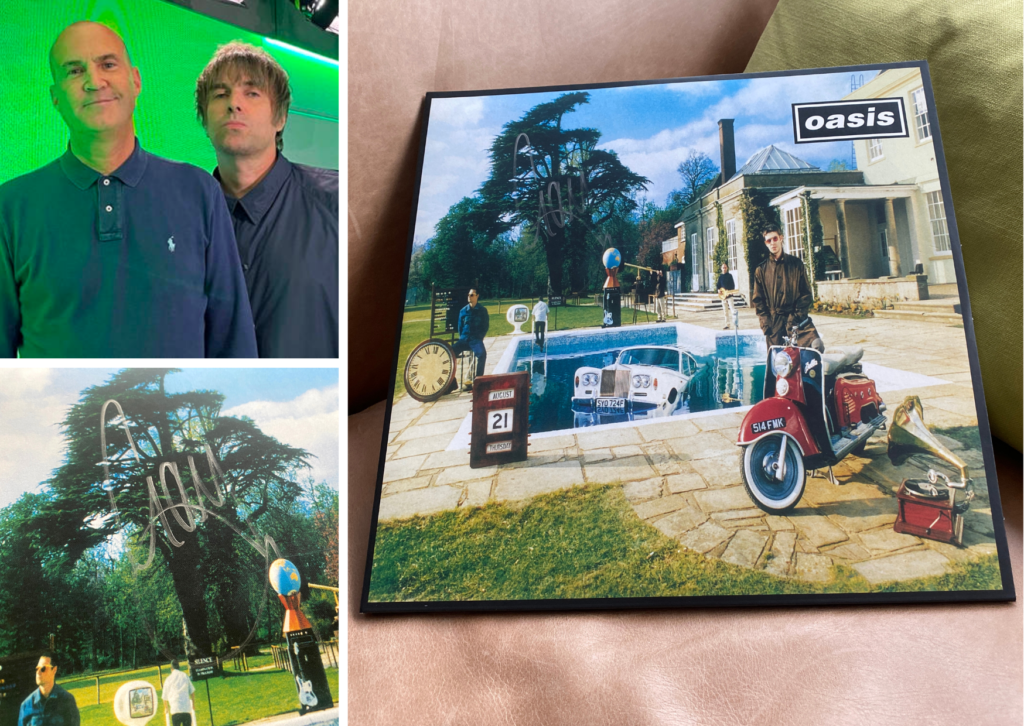Win a Liam Gallagher signed vinyl of 'Be Here Now' by Oasis