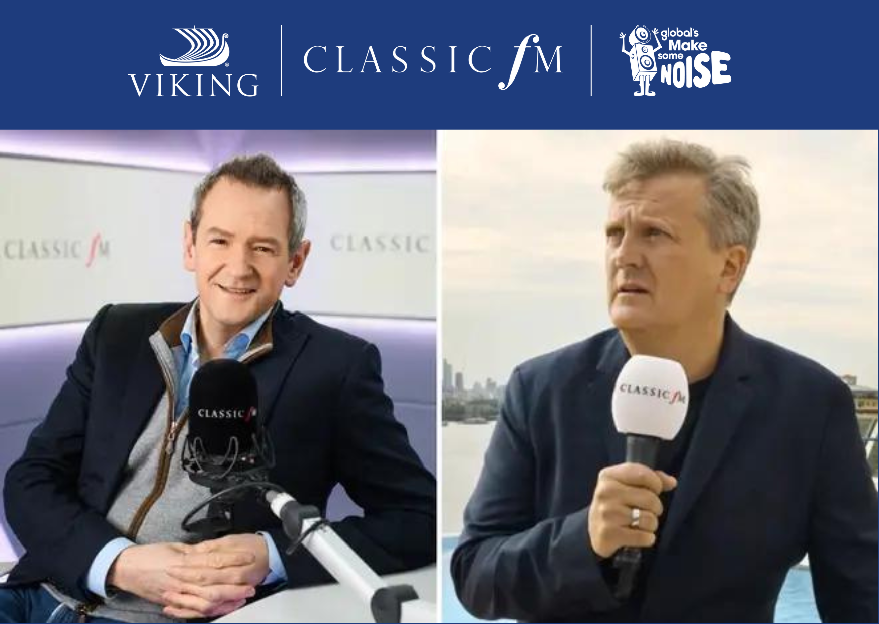 Oct 2024: Aled Jones and Alexander Armstrong to play ‘Famous Five Flipped’ for Global’s Make Some Noise