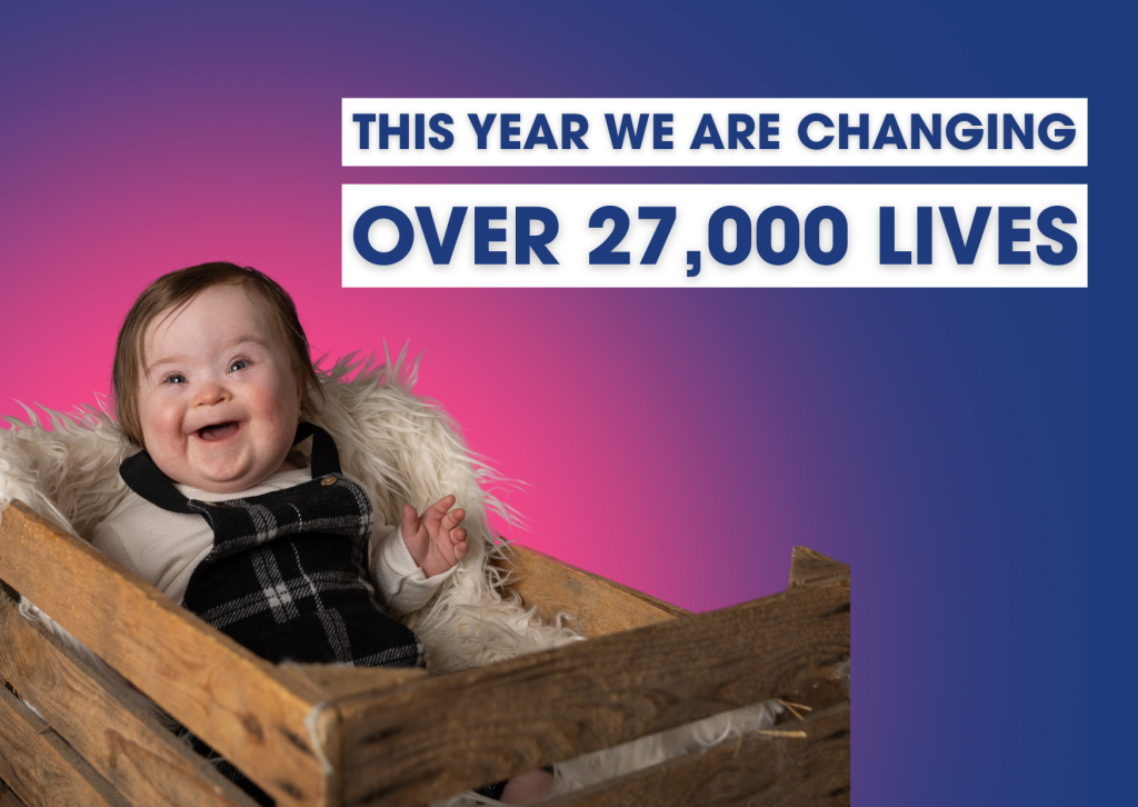 This year, we are changing over 27,000 lives
